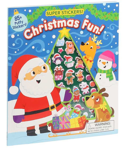 Christmas Super Puffy Stickers! Christmas Fun! Book