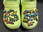 Construction Vehicle Shoe Charms