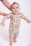 Varsity Football - SS Polo Romper