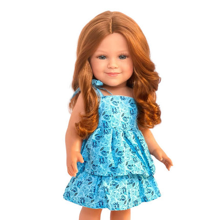 Rae Ricci™: The Stylish Traveler with Red Curly Hair-Boxed