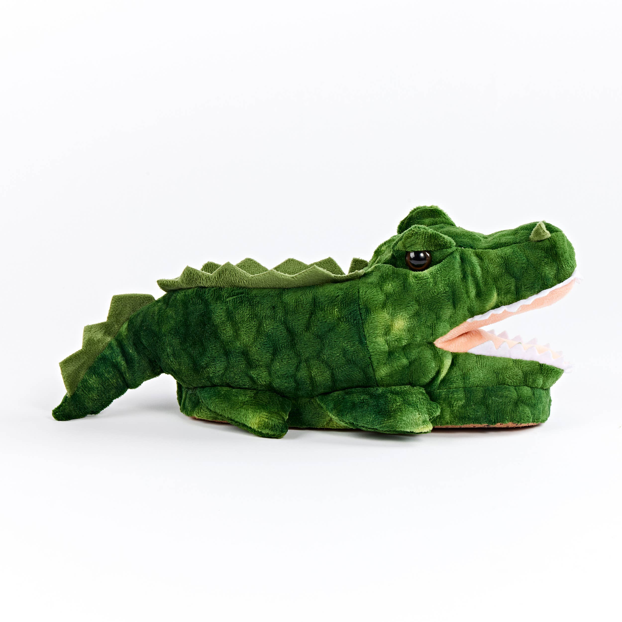 Swampy the Alligator | Kid's Novelty Plush Non-Slip Slippers