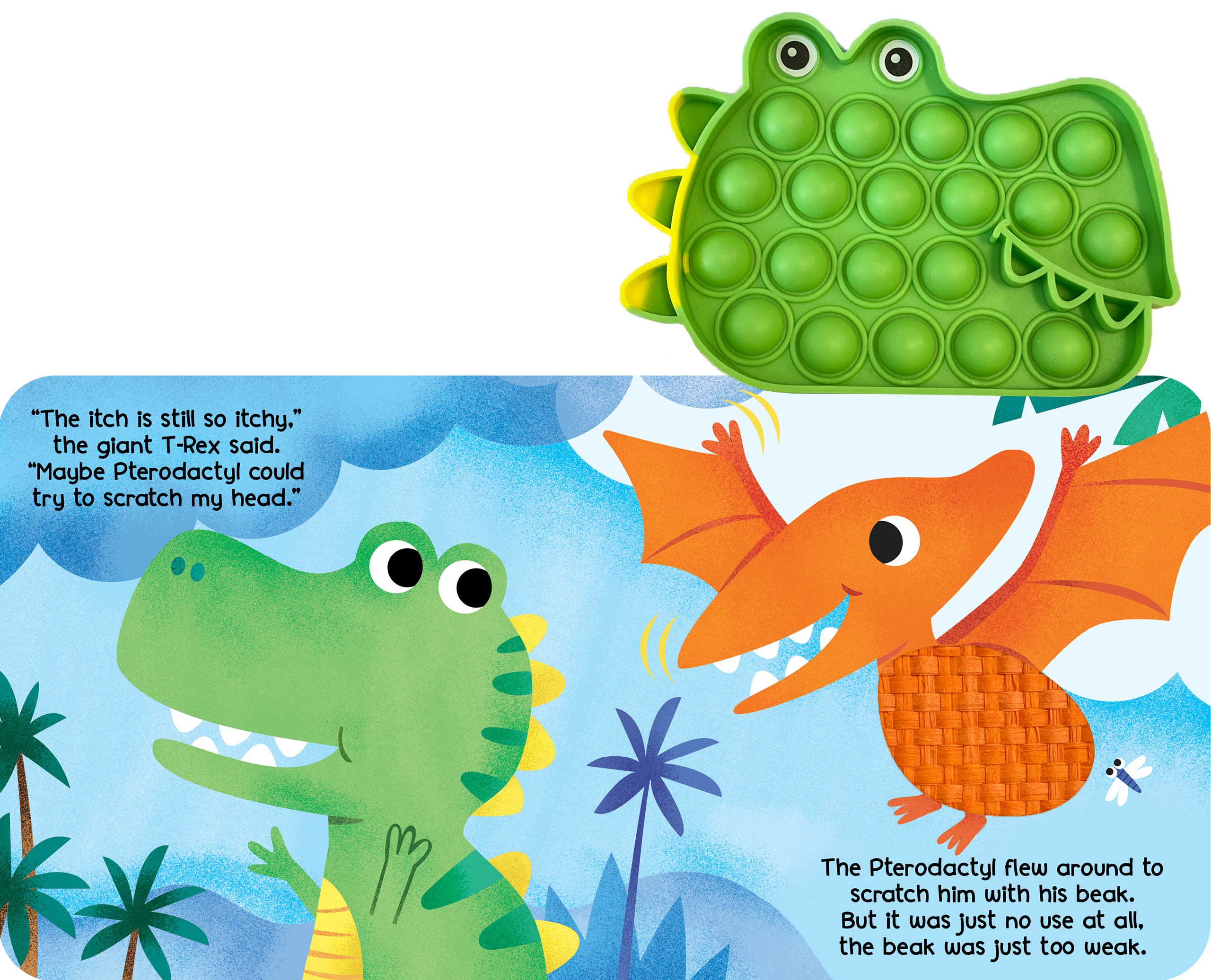 Little T-Rex - Your Sensory Fidget Friend Board Book