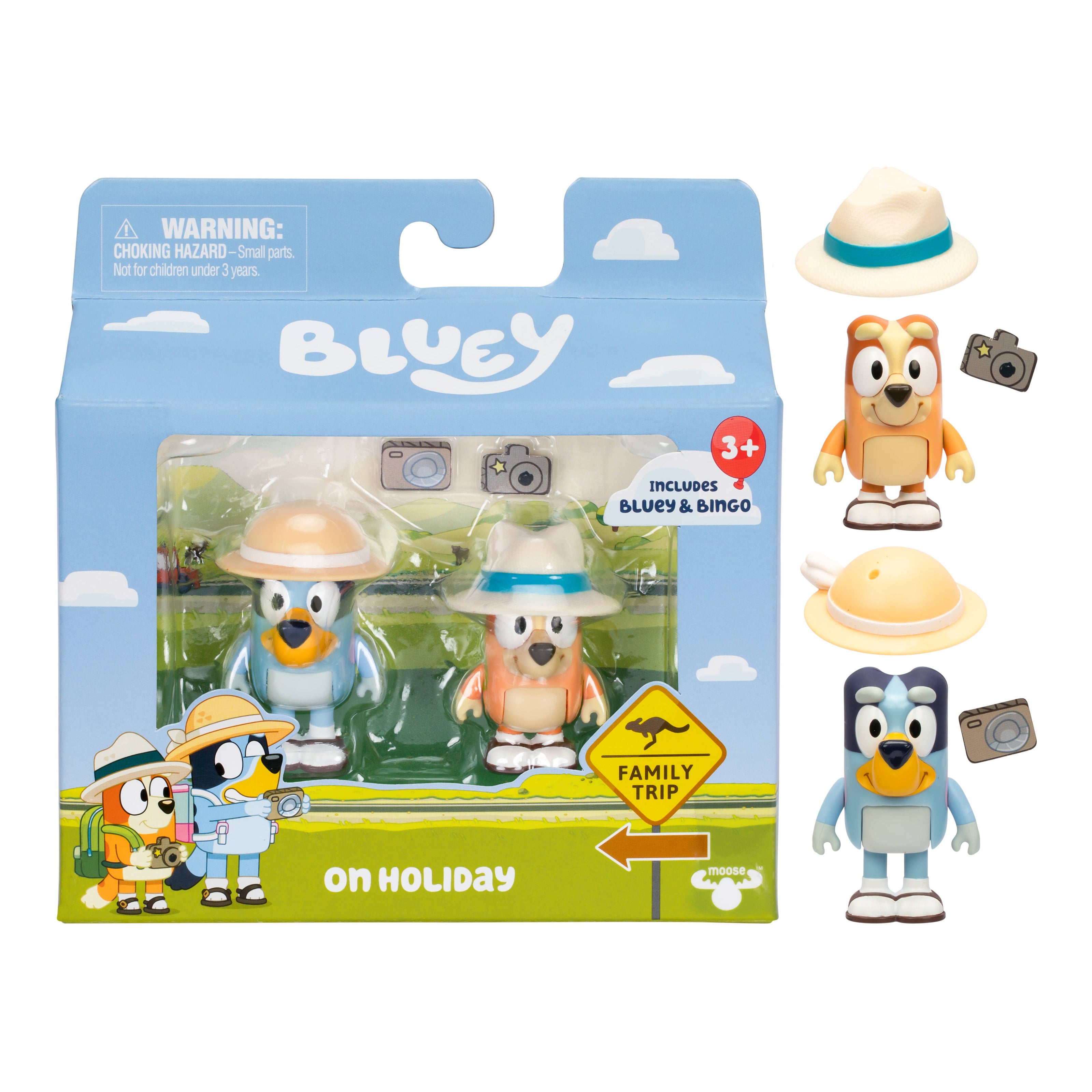 Moose Toys Bluey 2-Pack Figurine Toy Set