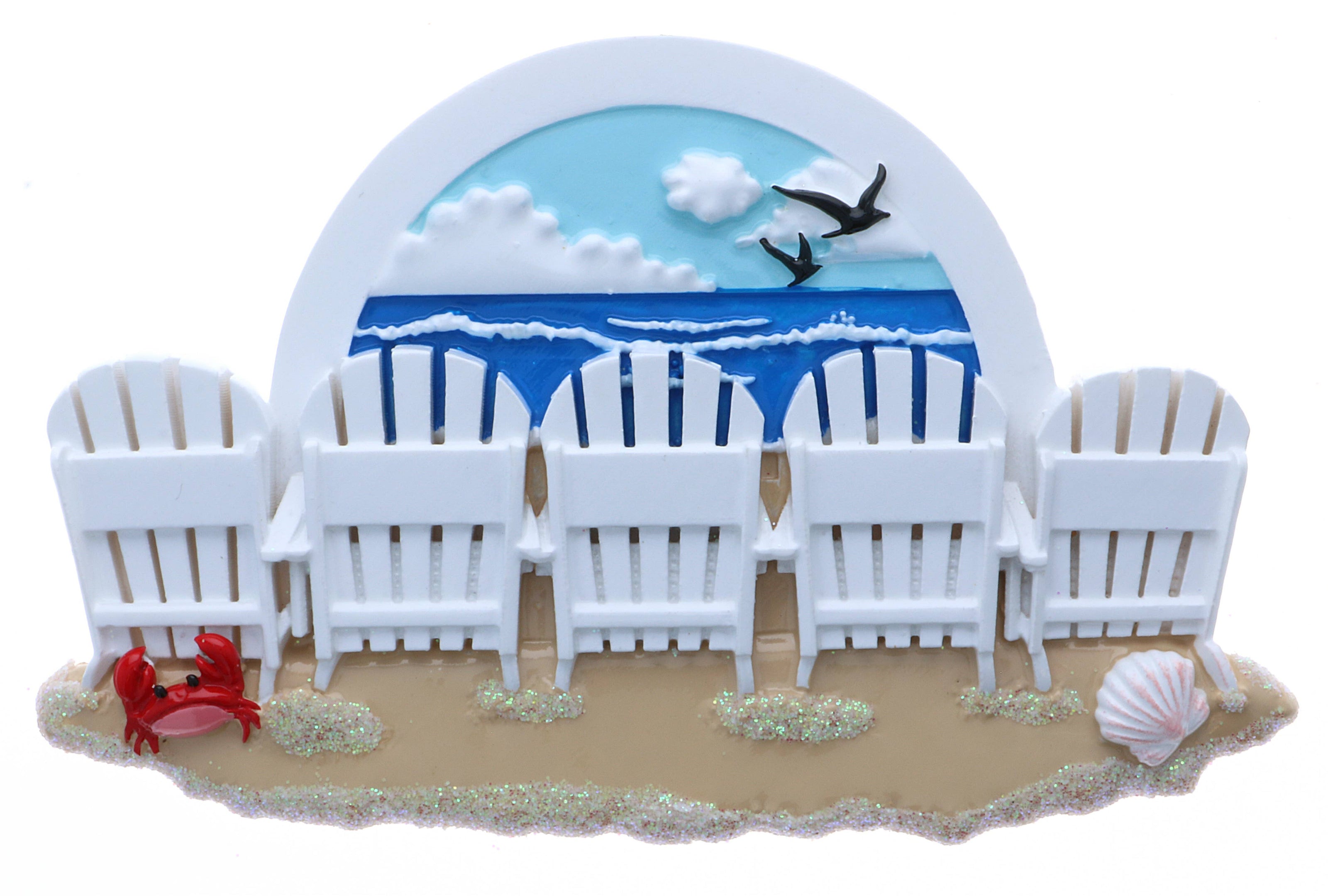 Beach Chair Family Series Personalized Ornament