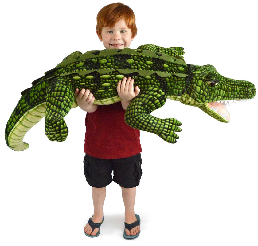Alligator Crocodile Lifesize Plush | 56 Inch Stuffed Animal Plush