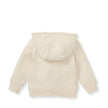 Organic Cotton Quilted Bee Baby Jacket - Oat