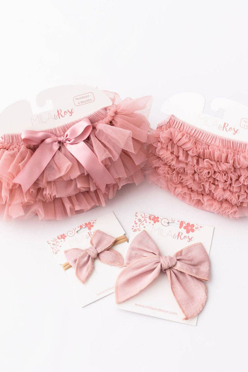 Vintage Pink Ruffle Tutu Bloomer