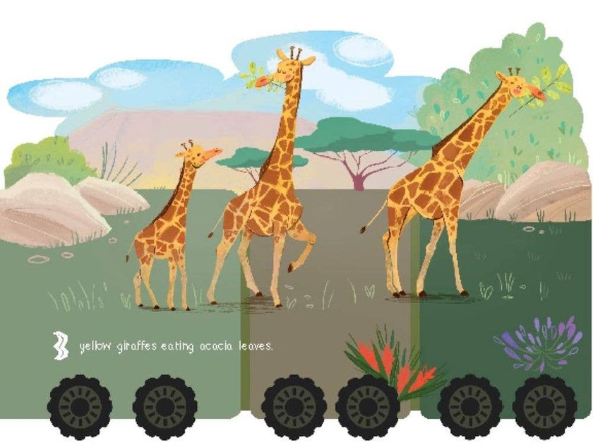 Safari Train Board Book