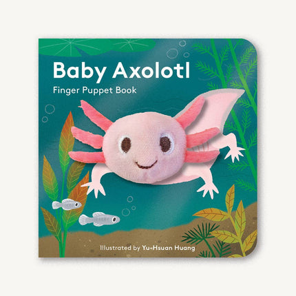 Finger Puppet Board Book- Baby Axolotl