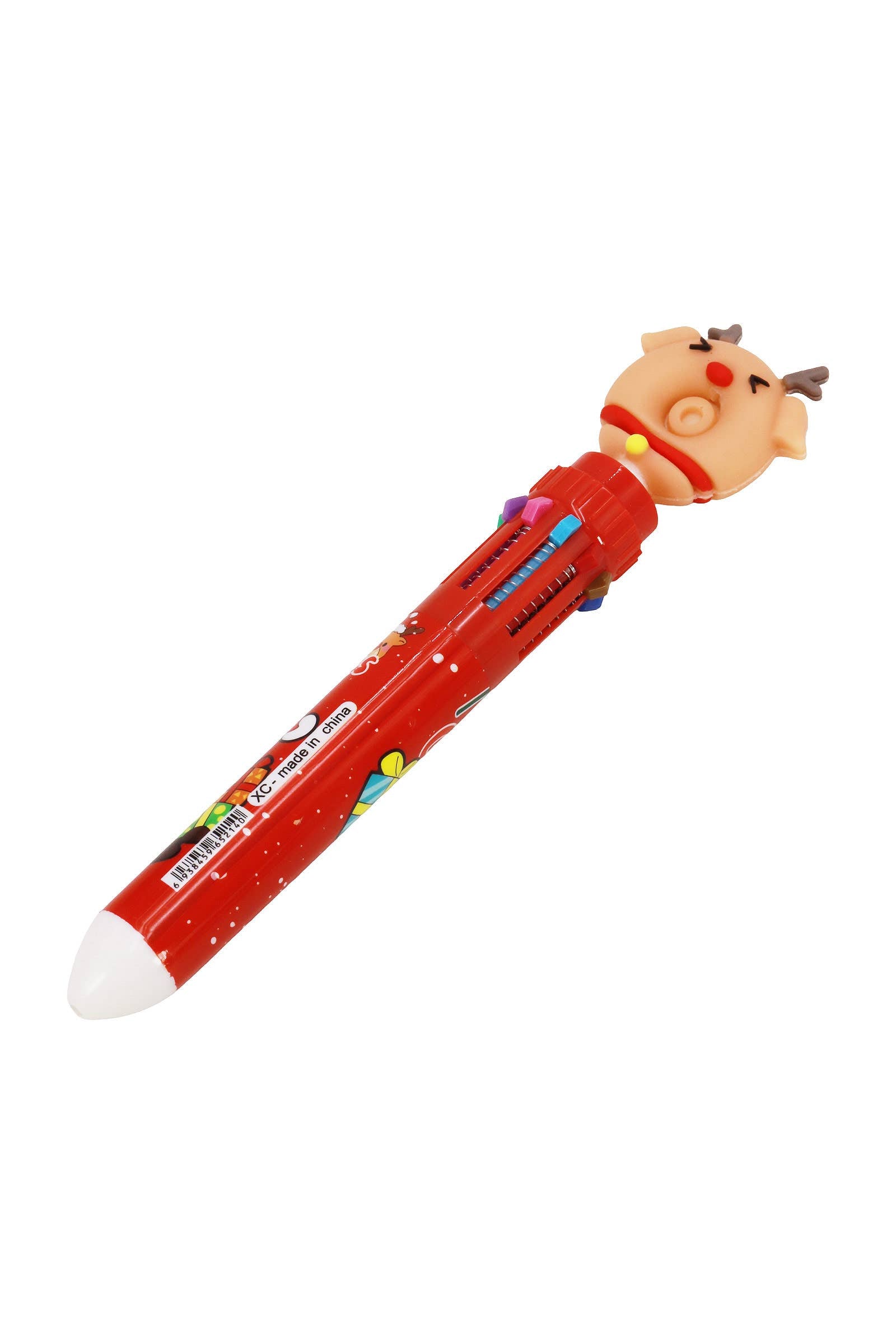 Cute Christmas 10-in-1 Multicolor Pen