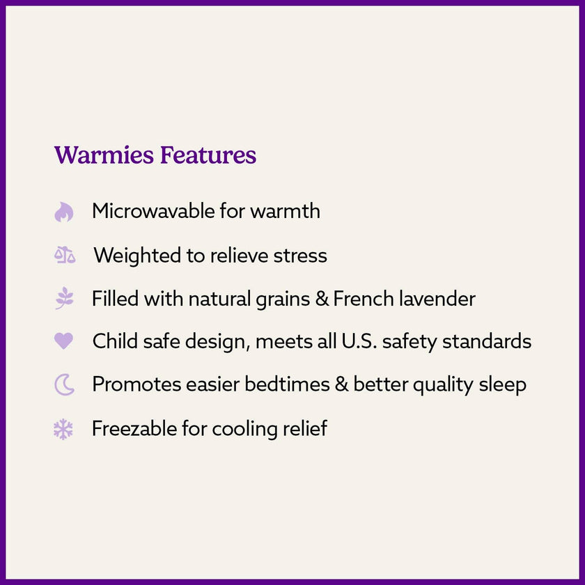 Goat Warmies Junior Weighted lavender scented Plush 9 inch