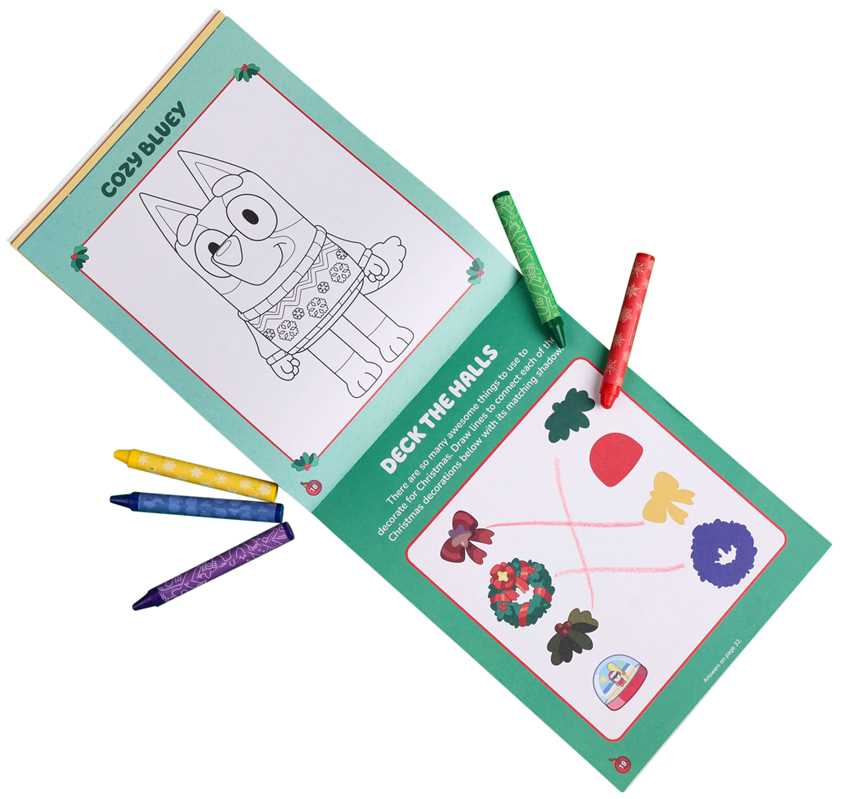 Bluey: Merry Christmas Activity Pad & Magnetic Playset