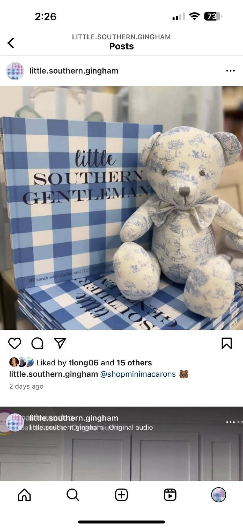 Little Southern Gentleman Children's Book