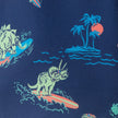 Boys Short Sleeve Rashguard Set | Navy Dino