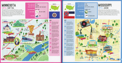State Capitals Hardcover Book