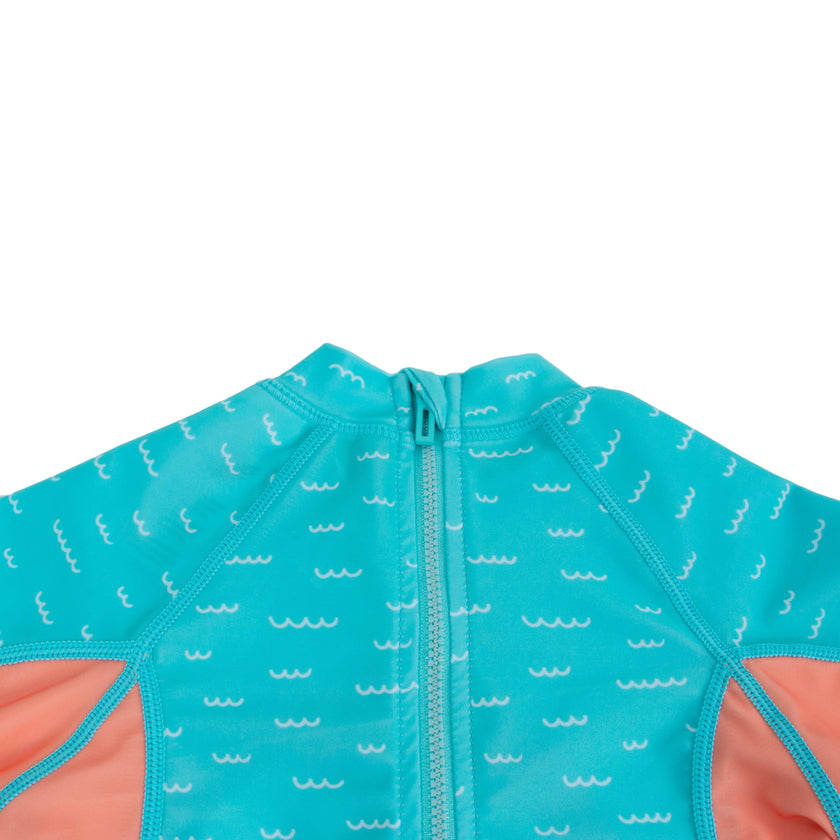 Baby Rashguard One Piece Swimsuit - Parker Penguin