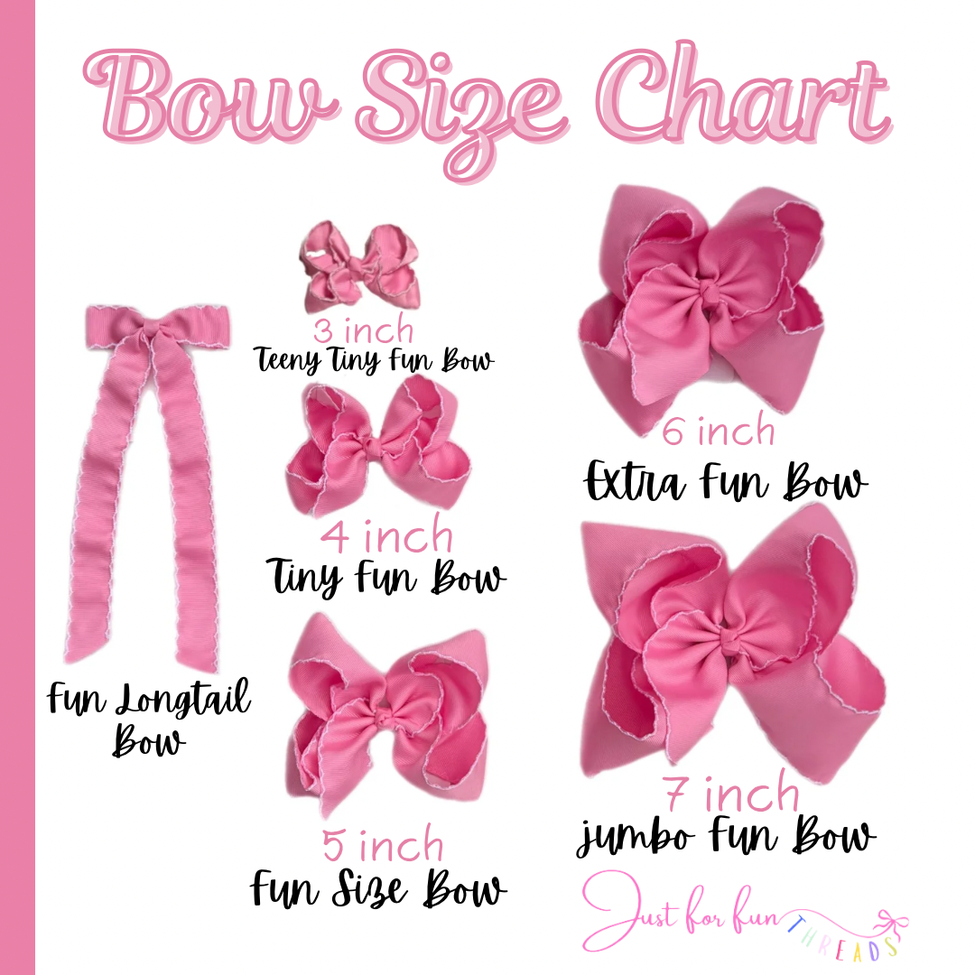 Tiny Fun Solid Hair Bows (4in)