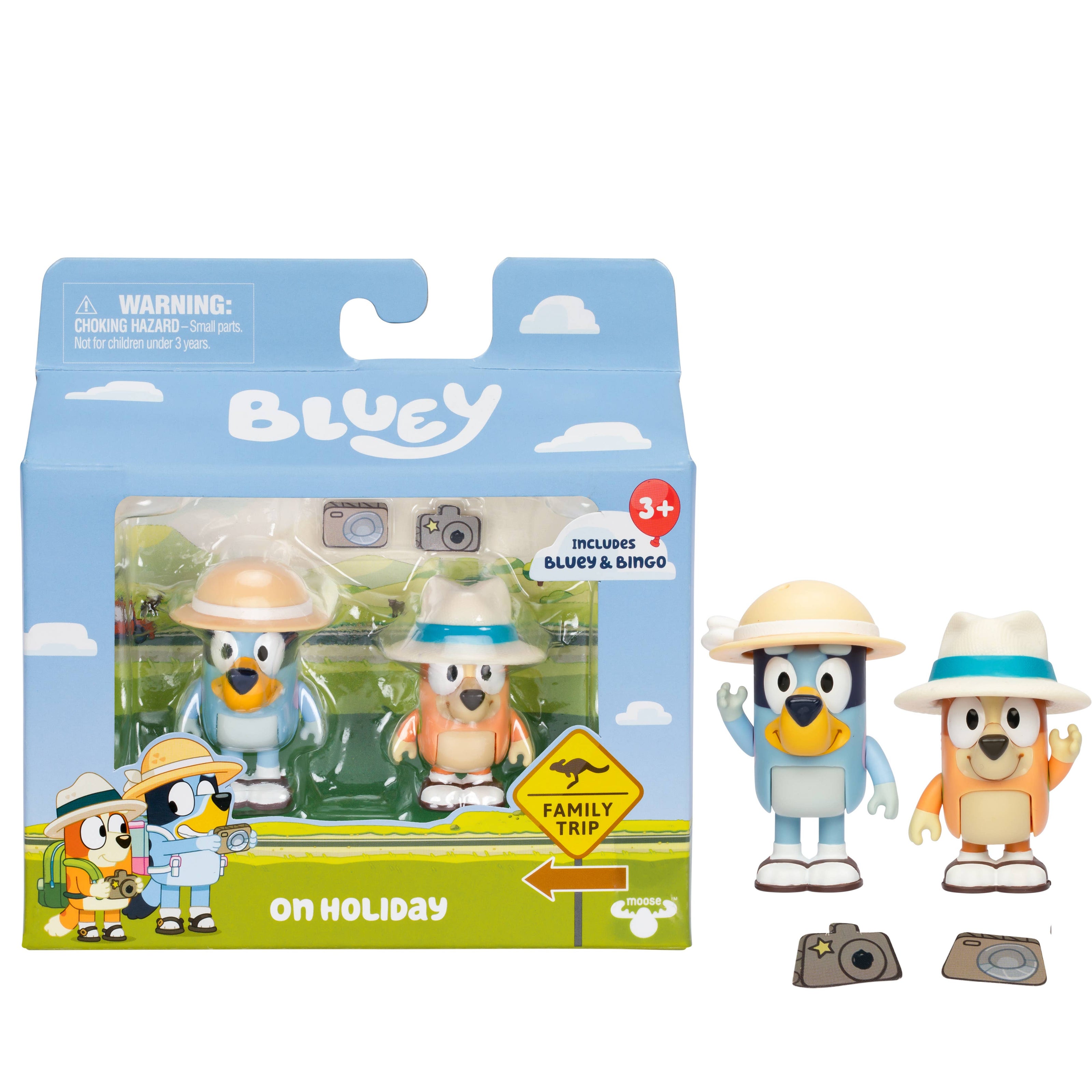 Moose Toys Bluey 2-Pack Figurine Toy Set