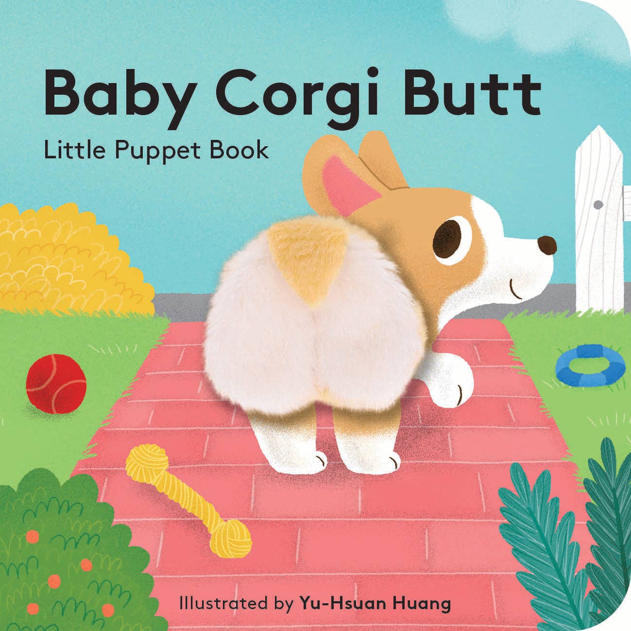 Finger Puppet Board Book- Baby Corgi Butt