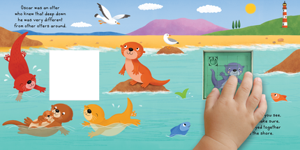 Like No Otter - Touch and Play Fidget Puzzle Slider Board Book