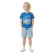 Boys Graphic Tee & Knit Denim Short Set | Surfing Dino