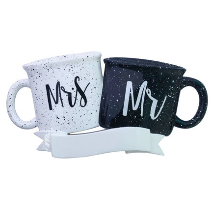 Mr. & Mrs. Mugs Personalized Ornament