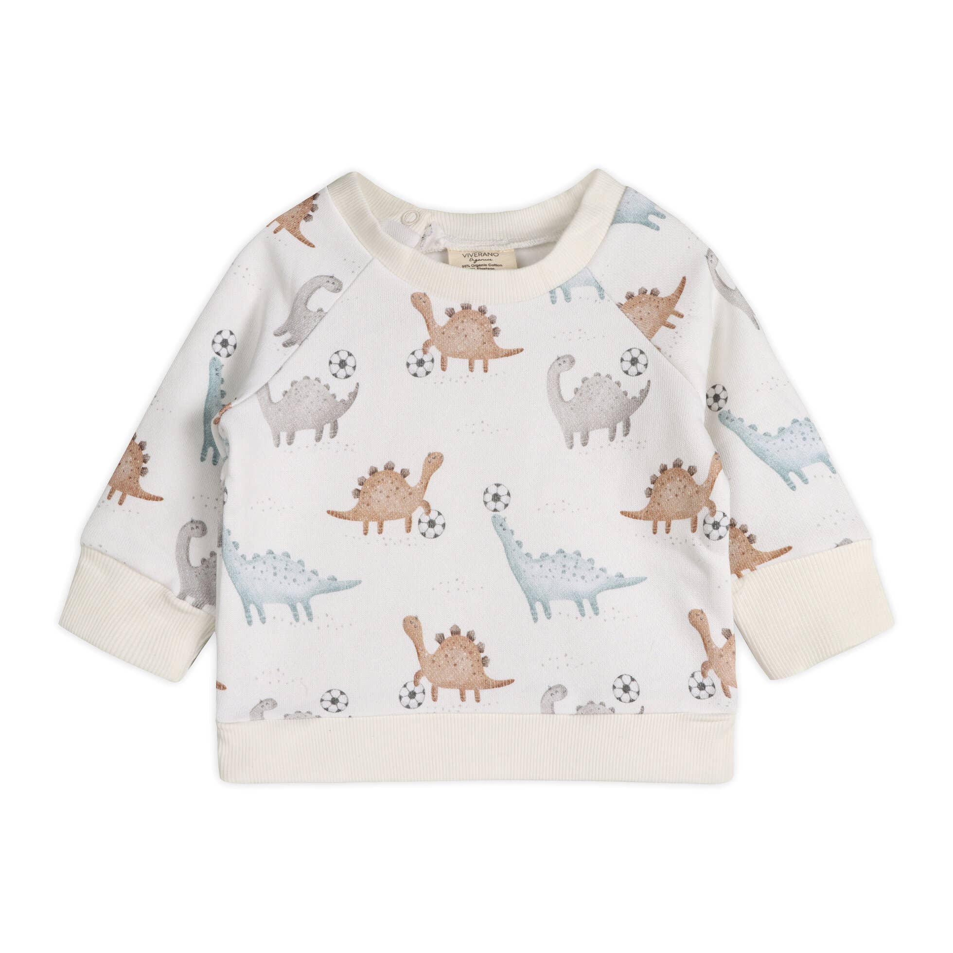 Soccer Dino Baby Jogger & Pants Set (Organic Cotton)