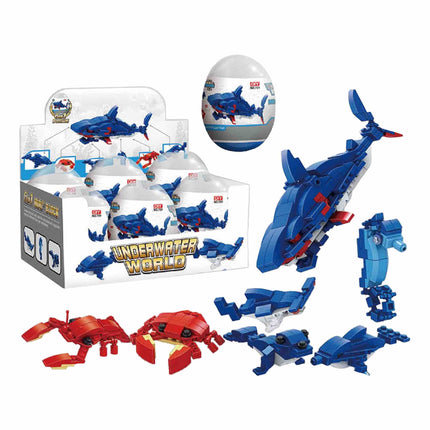 Mini Capsule Block Puzzle Sets - Sealife