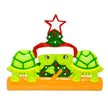 Turtle Family with Tree Personalized Ornament