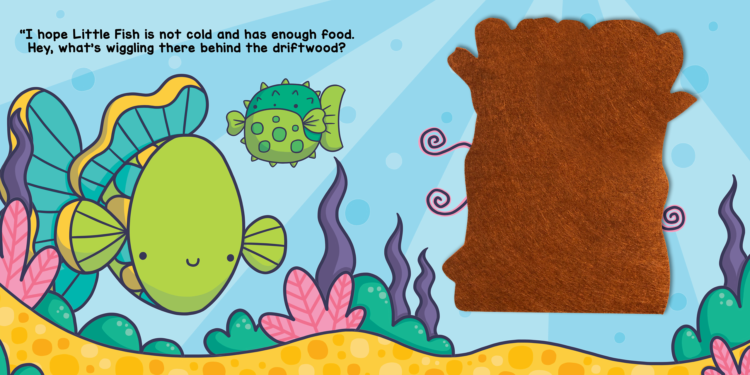 Peek and Seek- In the Ocean  -With Lift-the-Flap Felt Piece Book