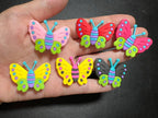 DELETE Pick your own Colorful Butterfly Design Theme Shoe Charms Best Quality JuliesDecalDesign: Large #4 rainbow
