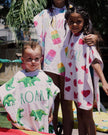 Rae Dunn Kids Poncho Towel with Beach Ball