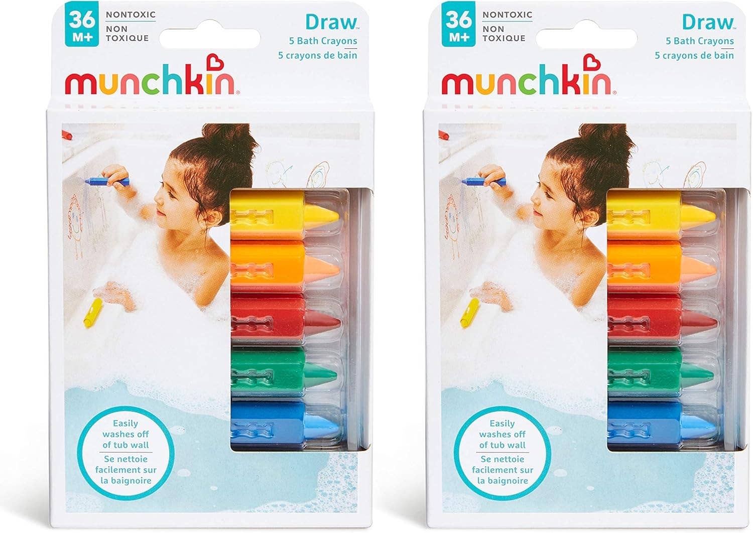 Bath Crayons - 5 Pack - Ages 3+
