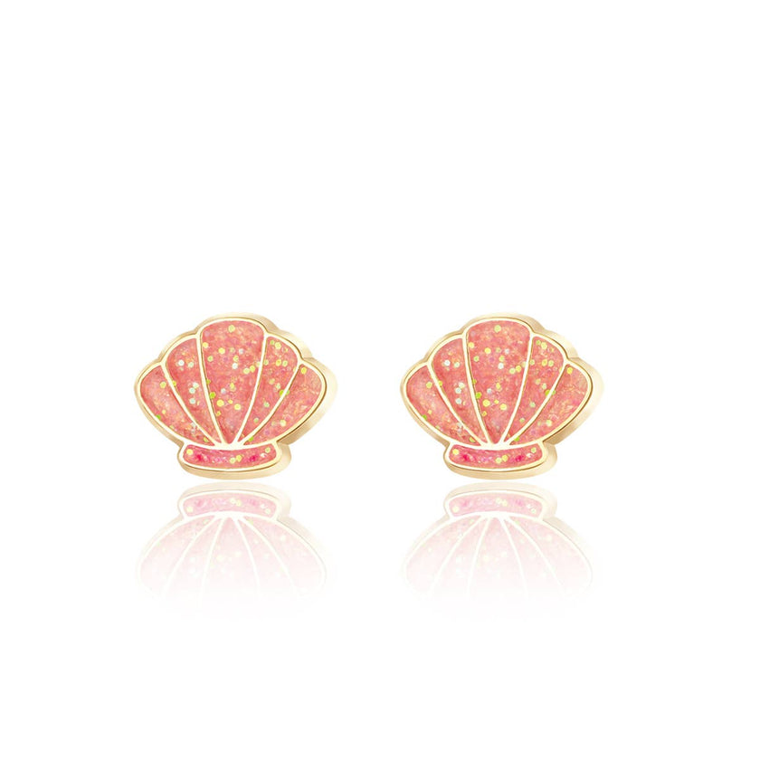 Shell-abrate Cutie Children's Stud Earrings