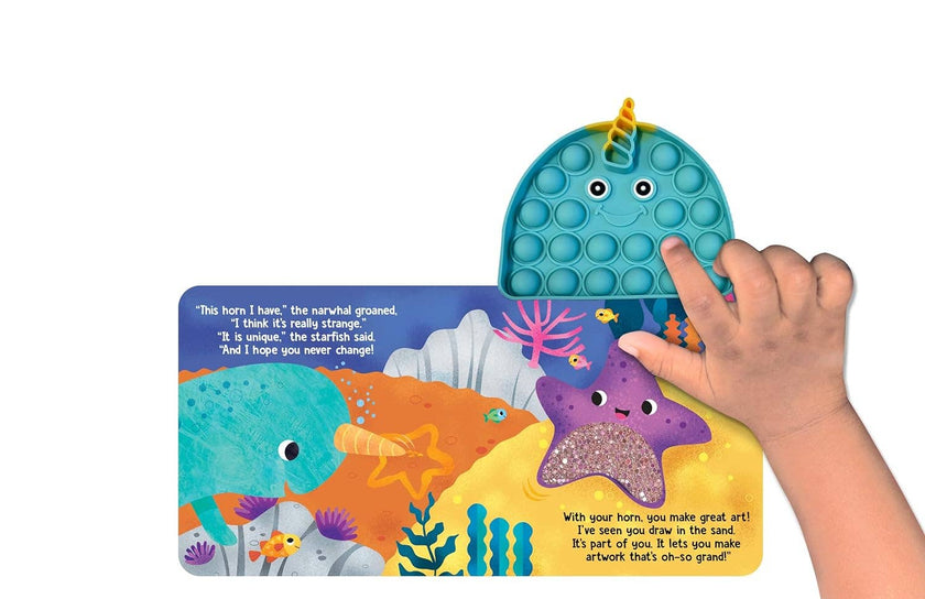 Little Narwhal - Your Sensory Fidget Friend Board Book