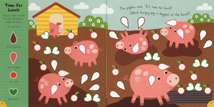 Match and Stick: On the Farm Sticker Book