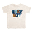 Birthday Boy Patch Short Sleeve T-Shirt - Kids Clothing