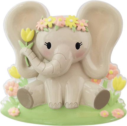 Cute Baby Elephant Personalized Ornament
