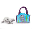 Plush Animal Set with Purse - Manatee