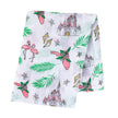 Pink Florida Swaddle Blanket