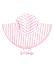 Girls Pink Polka Dot Swim Hat