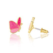 Glitter Butterfly Children's Stud Earrings