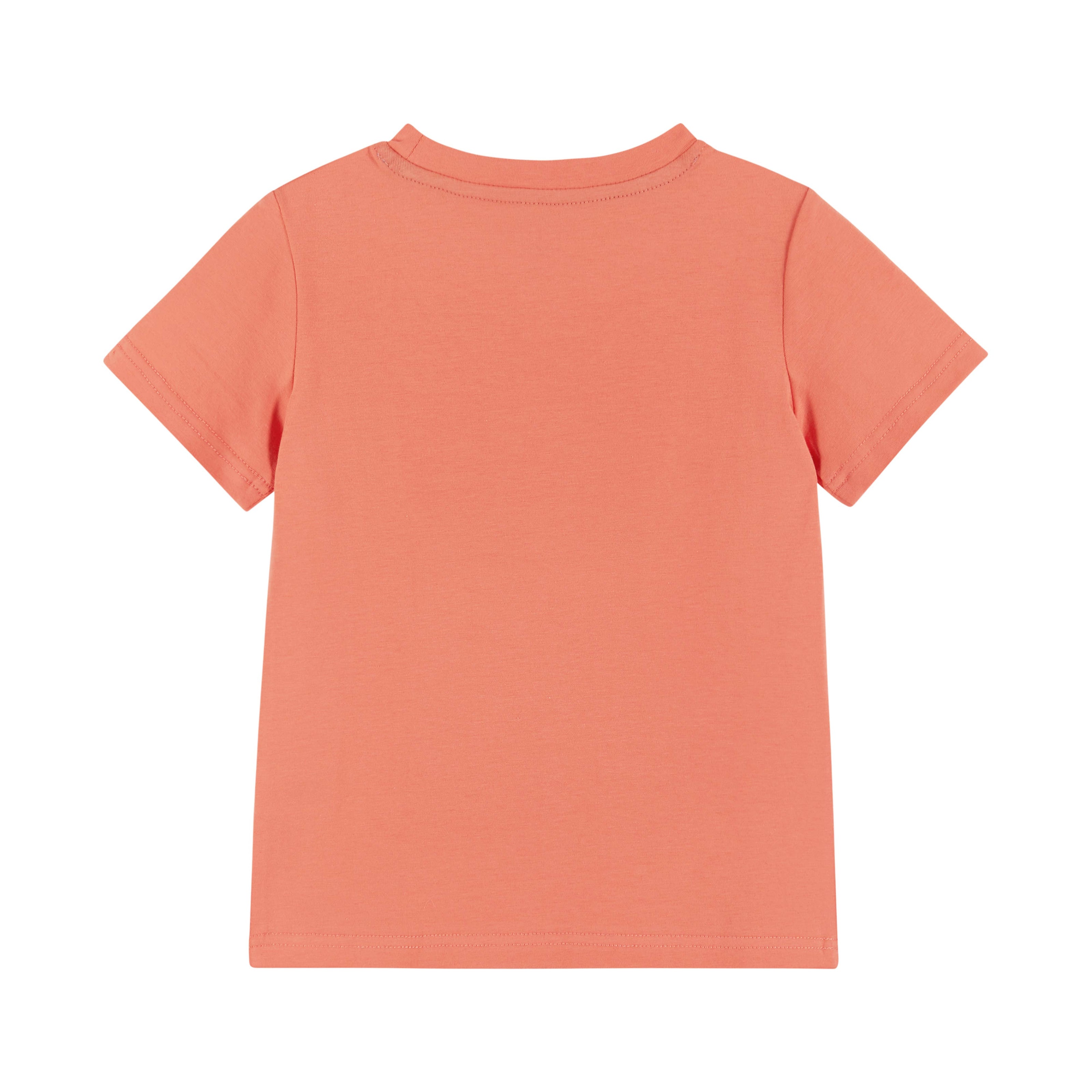 Boys Toddler Short Sleeve Red/Orange Shark Graphic Tee Shirt