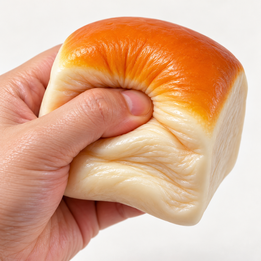 Hawaii Bread Crunchy Squishy Toy
