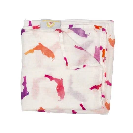 Florida Muslin Bamboo Swaddle
