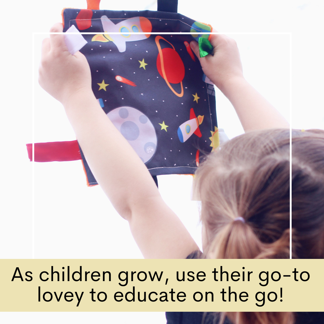 Space Moon Stars Planets & Rockets NASA Crinkle Toy 8