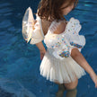Kids Inflatable Arm Bands Floaties Cotton Candy Glitter