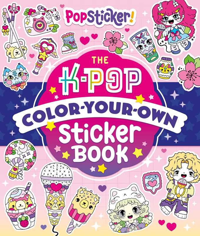 PopSticker! K-Pop Color You Own Sticker Book