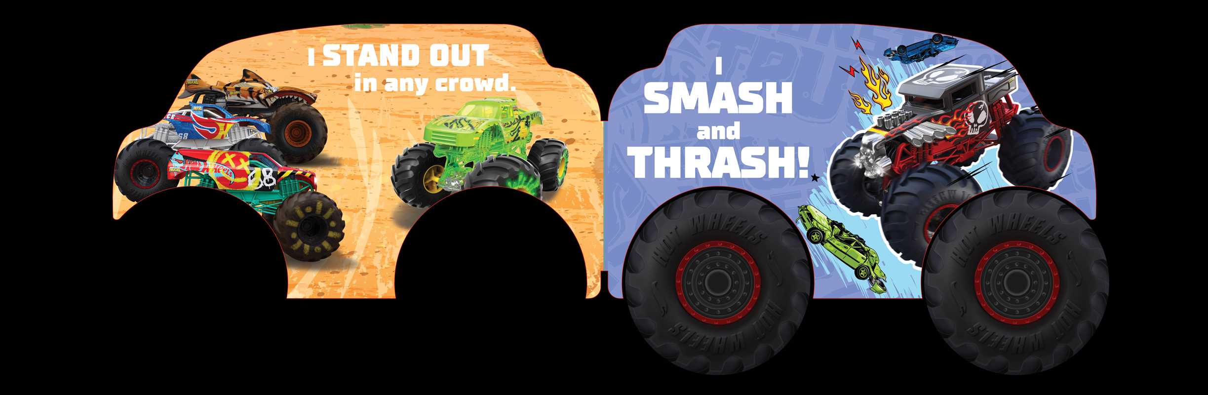 Hot Wheels: I Am a Monster Truck Board Book