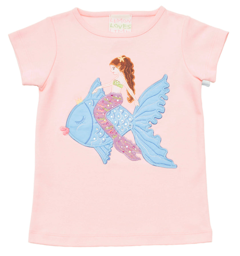 Mermaid Aurora Tee & Ruffle Skort
